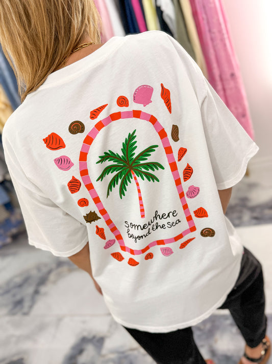 T-shirt COQUILLAGE blanc