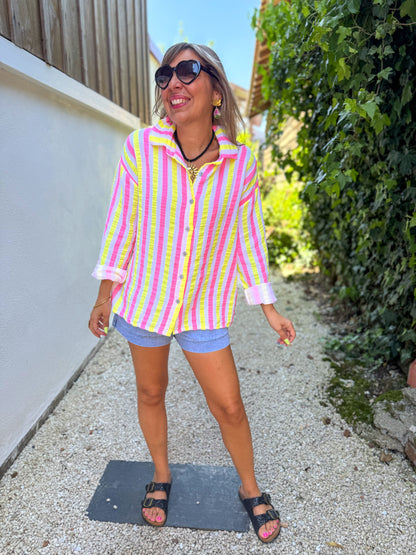 Chemise RAINBOW jaune