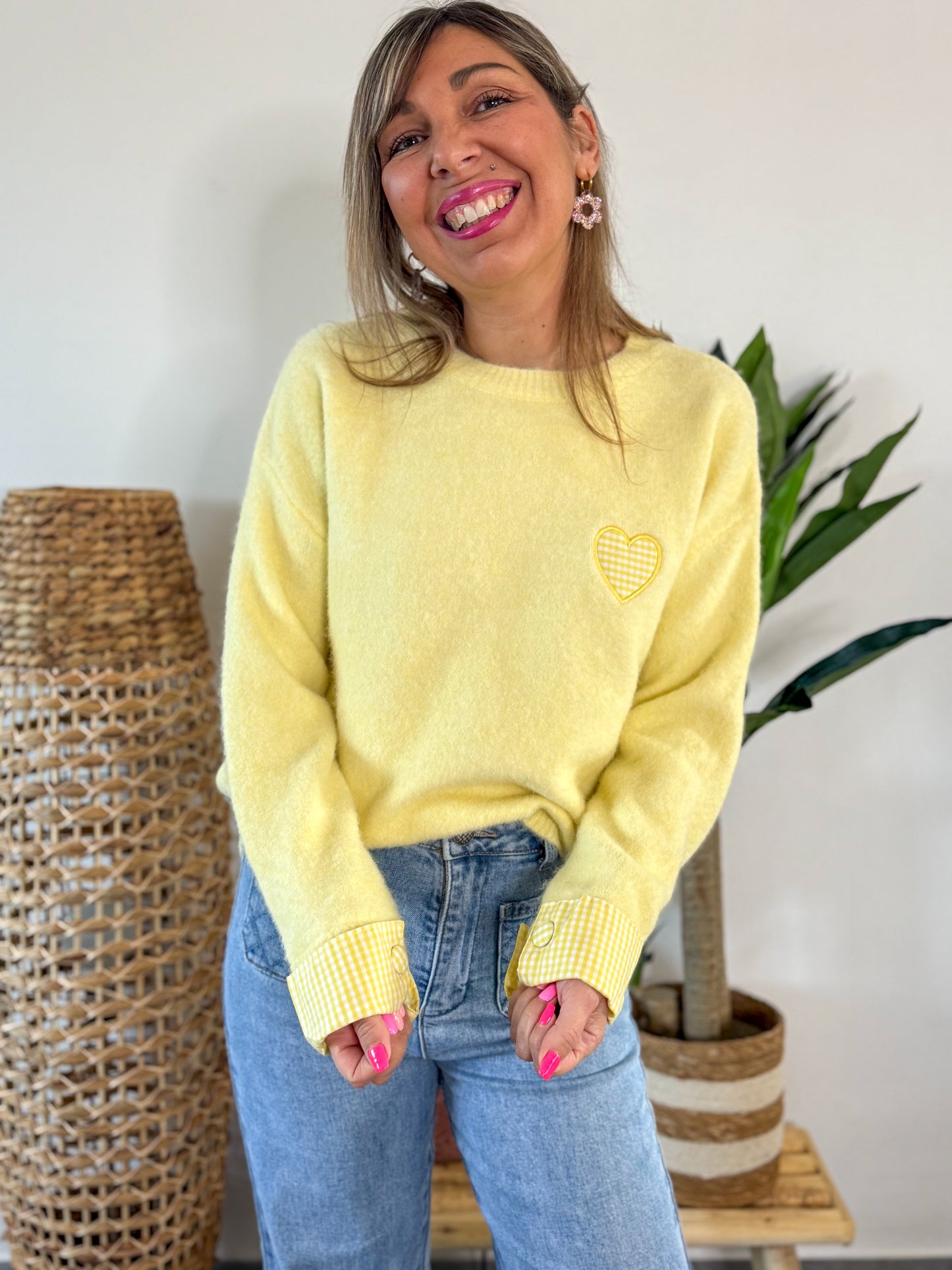 Pull VALENTINE jaune