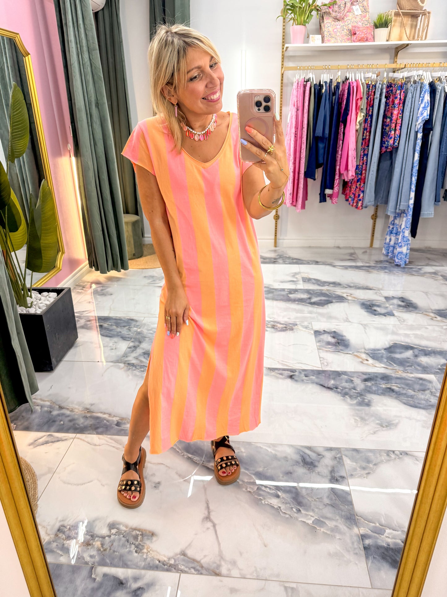 Robe THAIS Rose clair