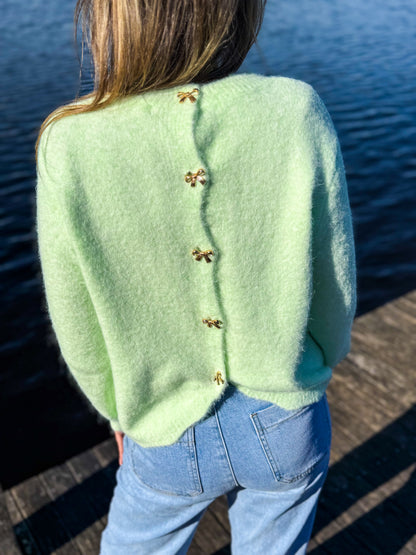 Pull LÉA vert pastel