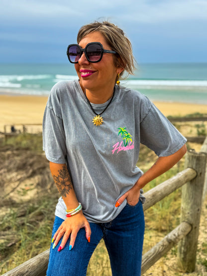 T-shirt HONOLULU gris