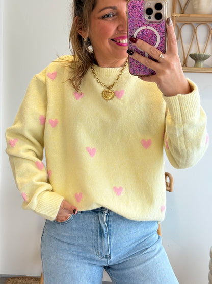 Pull LOVELY jaune