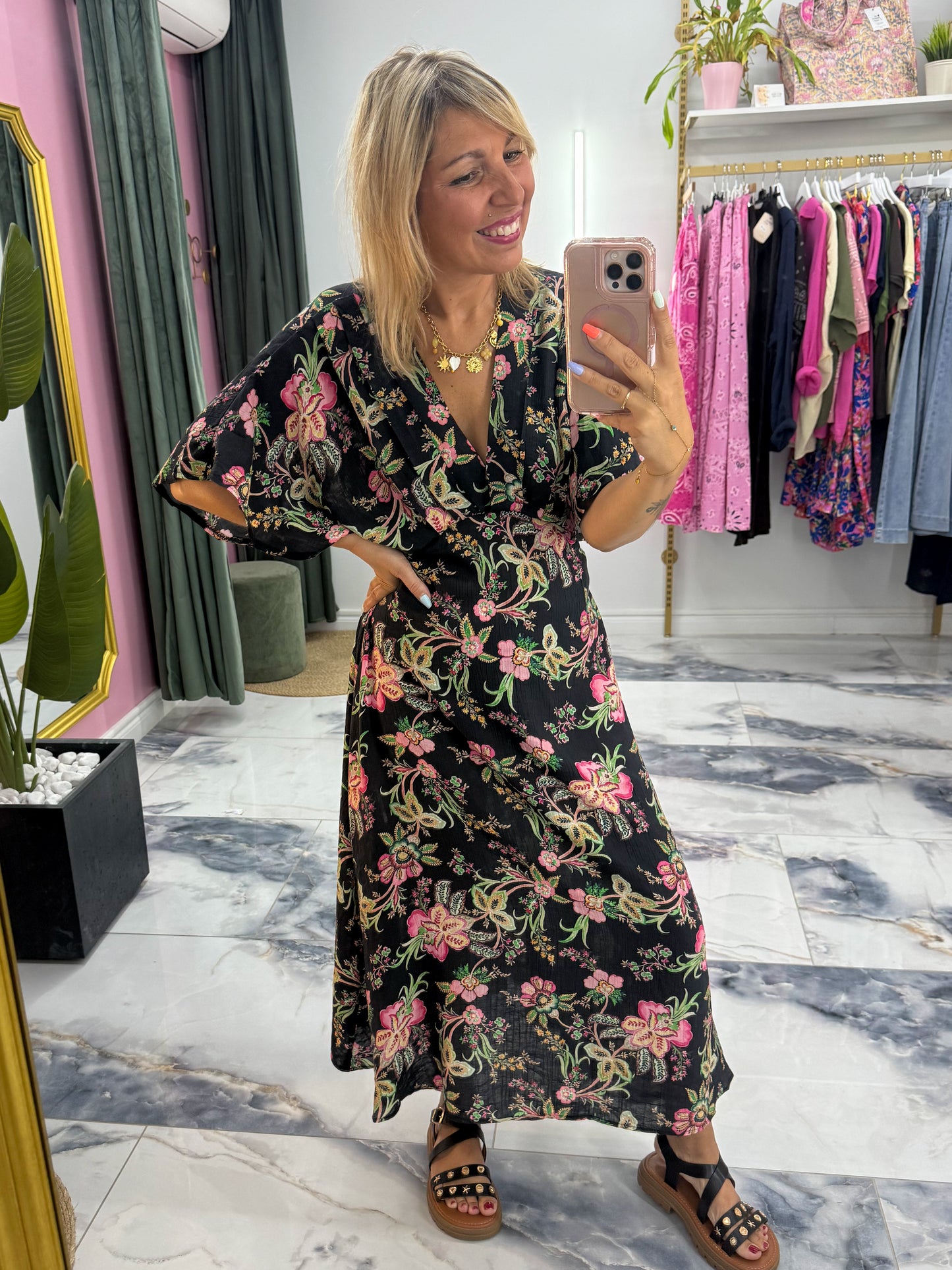Robe longue CHLOÉ noir