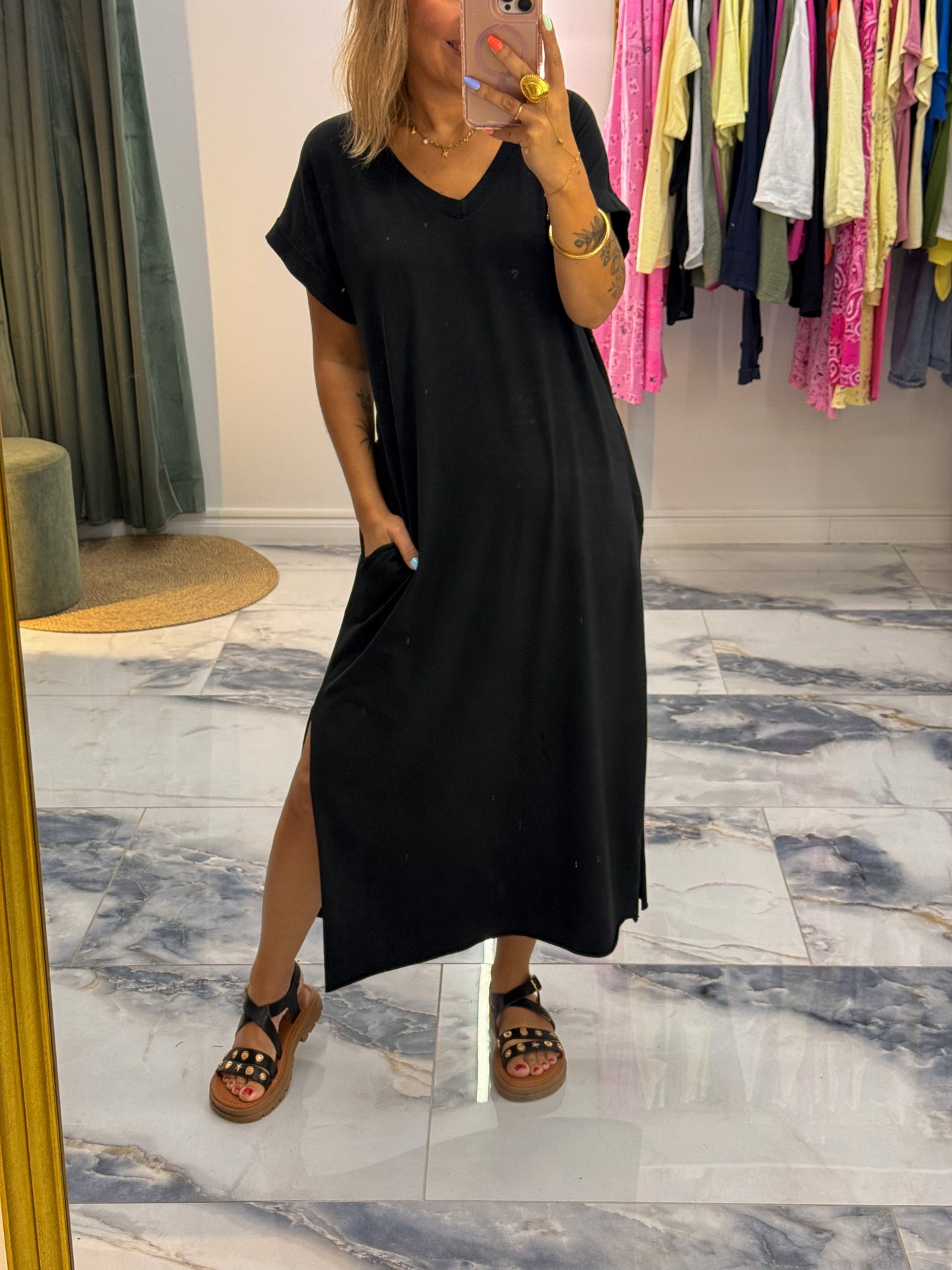 Robe CAMÉLIA noir