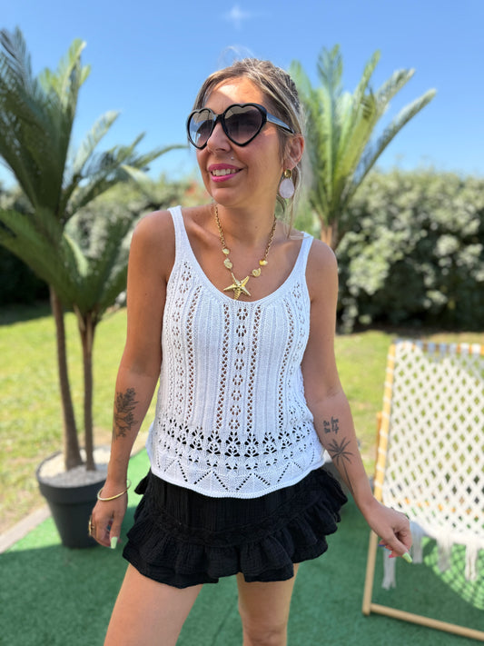 Jupe short CAPRI noir