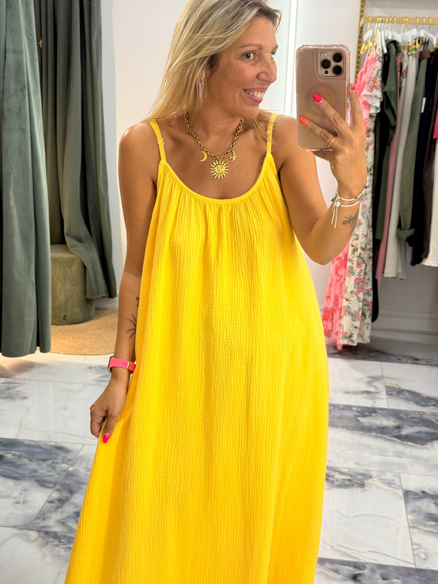 Robe AMALIA jaune