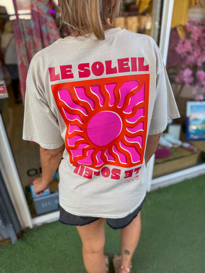 T-shirt SOLEIL beige
