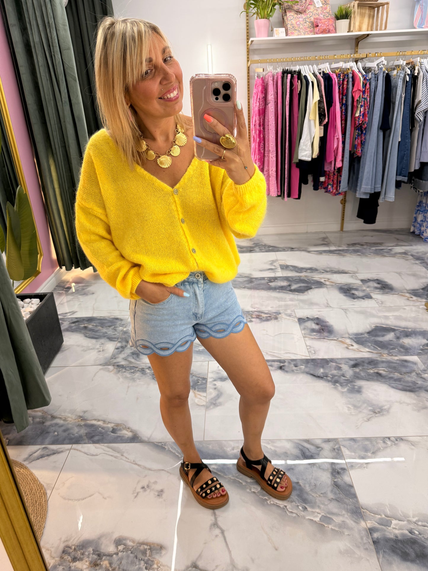 Gilet réversible GLOW Jaune