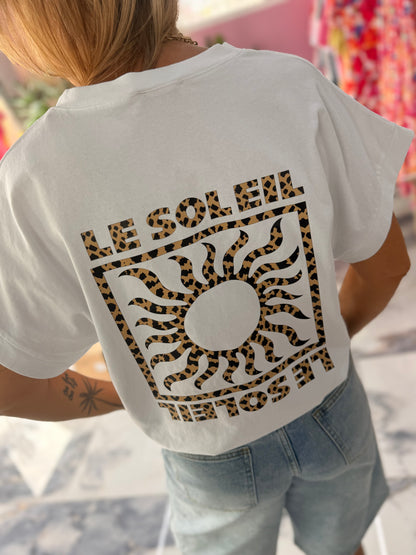 T-shirt LE SOLEIL léopard