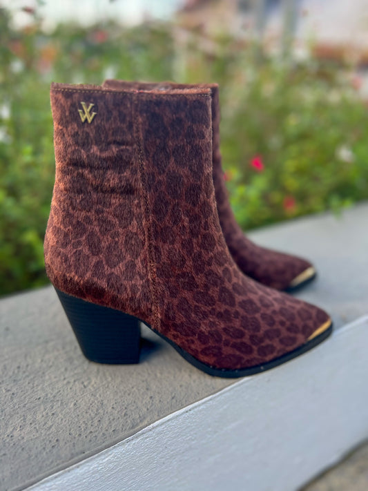 Bottines AMANDINE leopard Vanessa