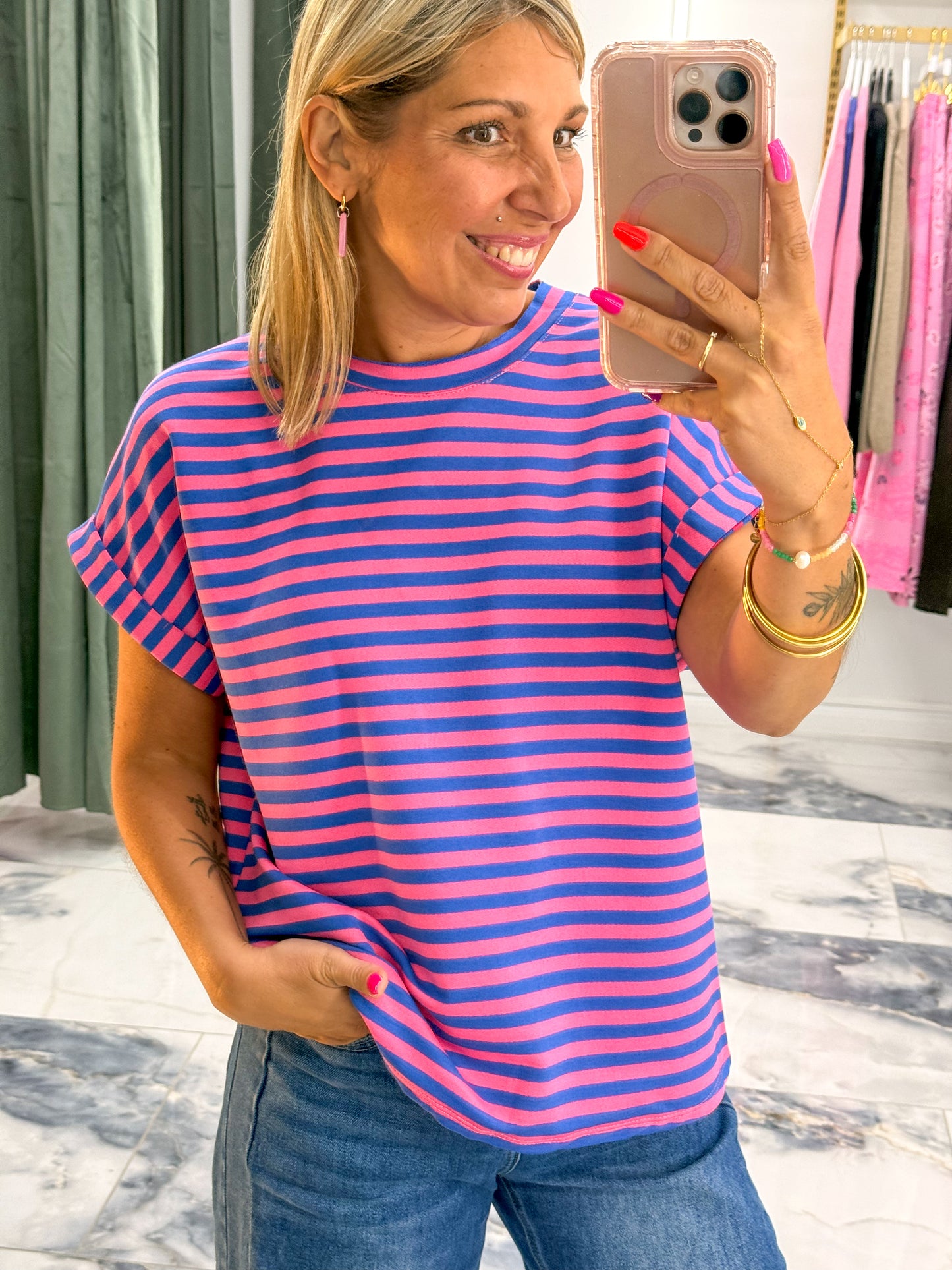 T-shirt MARINETTE bleu royal