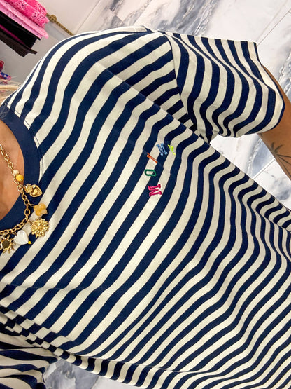 T-shirt MOMMY Bleu marine