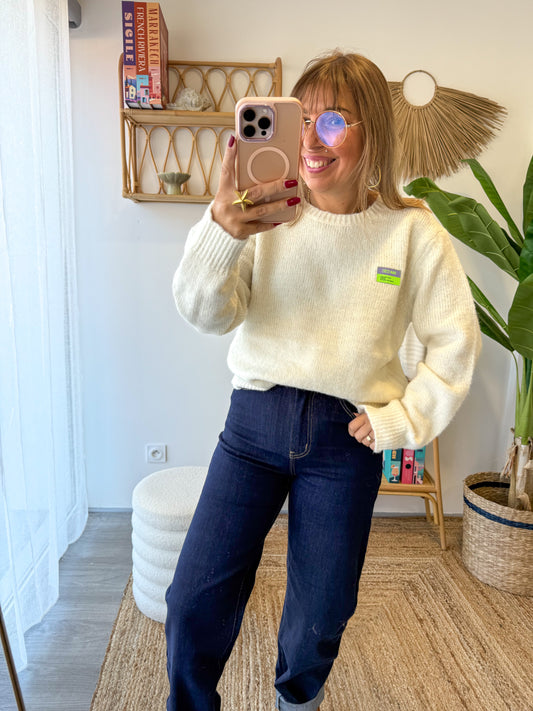 Pull VINTAGE Beige