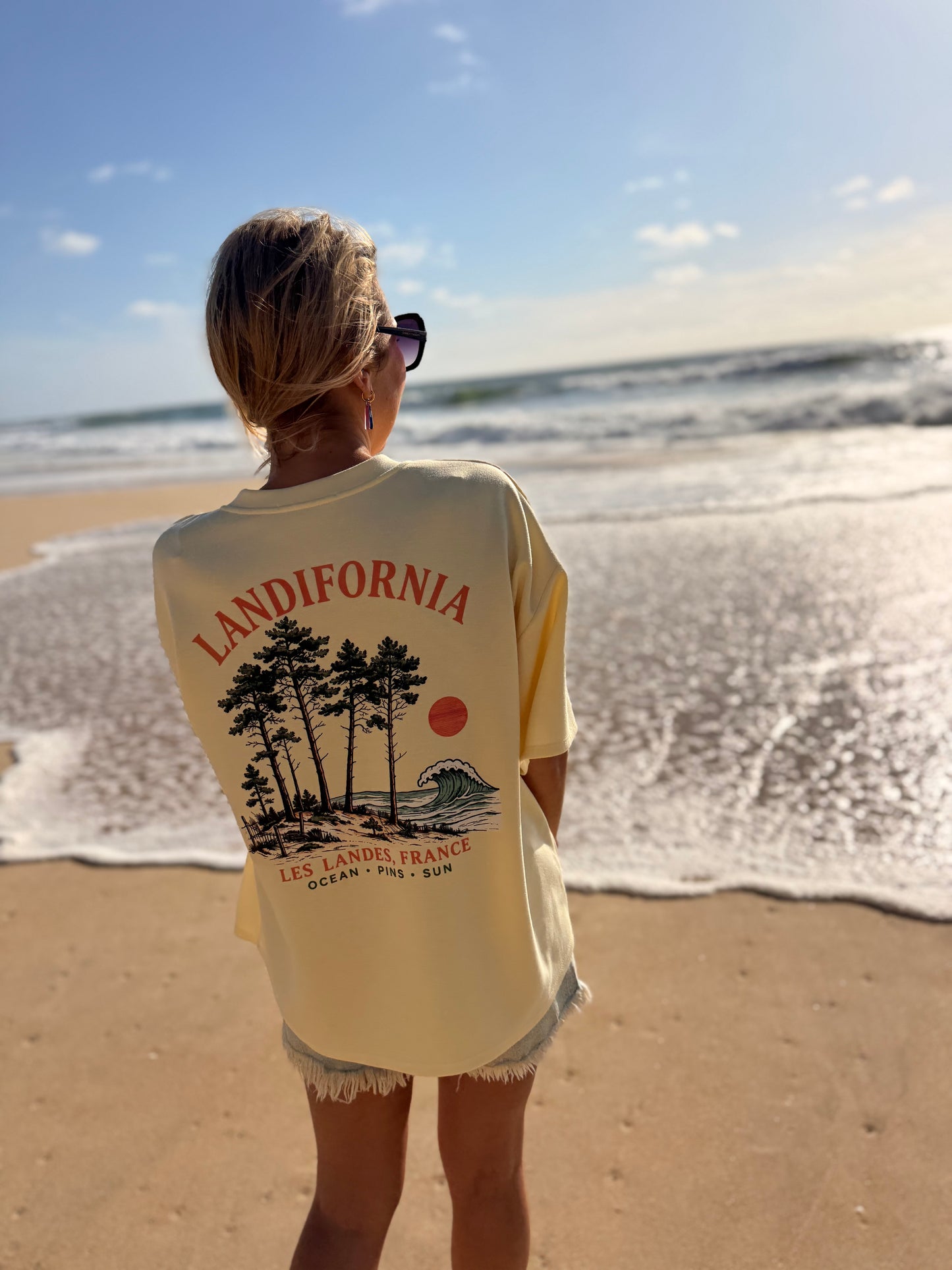 T-shirt SWEETY Créa’ LANDES Jaune- Pré CO -envoi fin JUIN 🌊