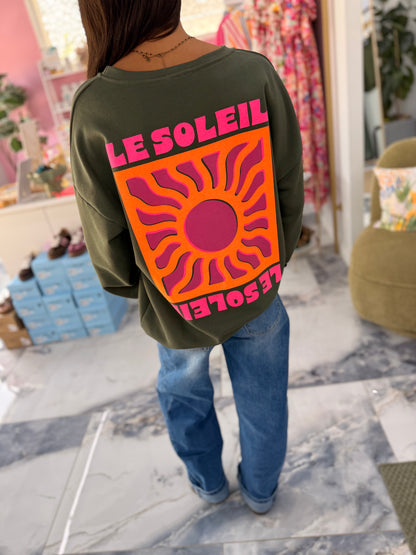 Sweat LE SOLEIL Kaki
