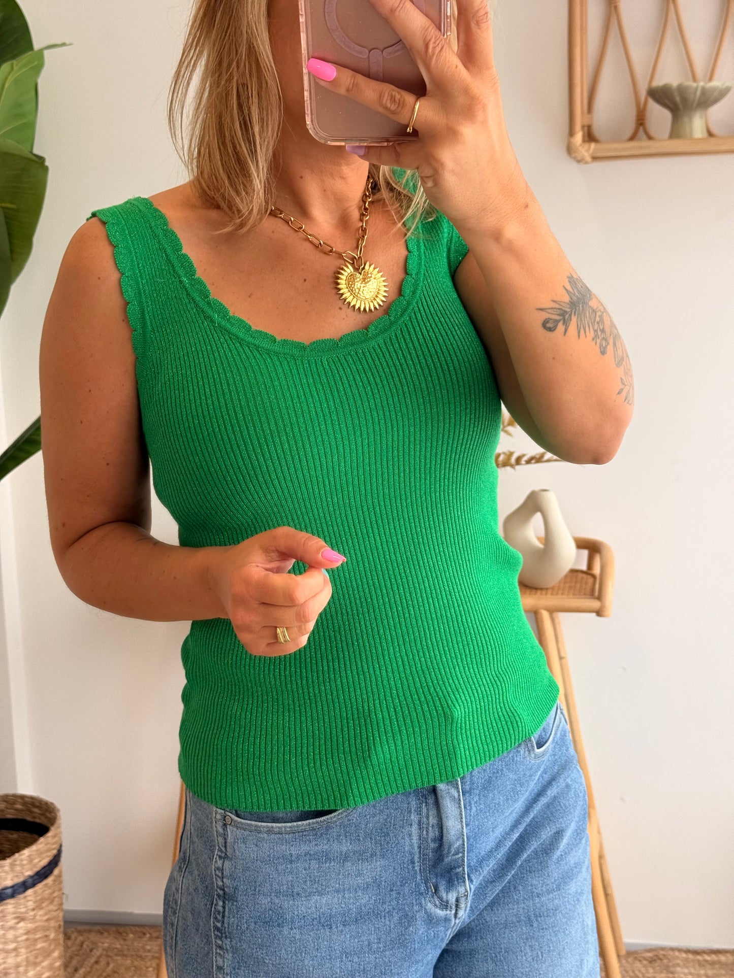 Débardeur ANNOUCK Vert gucci