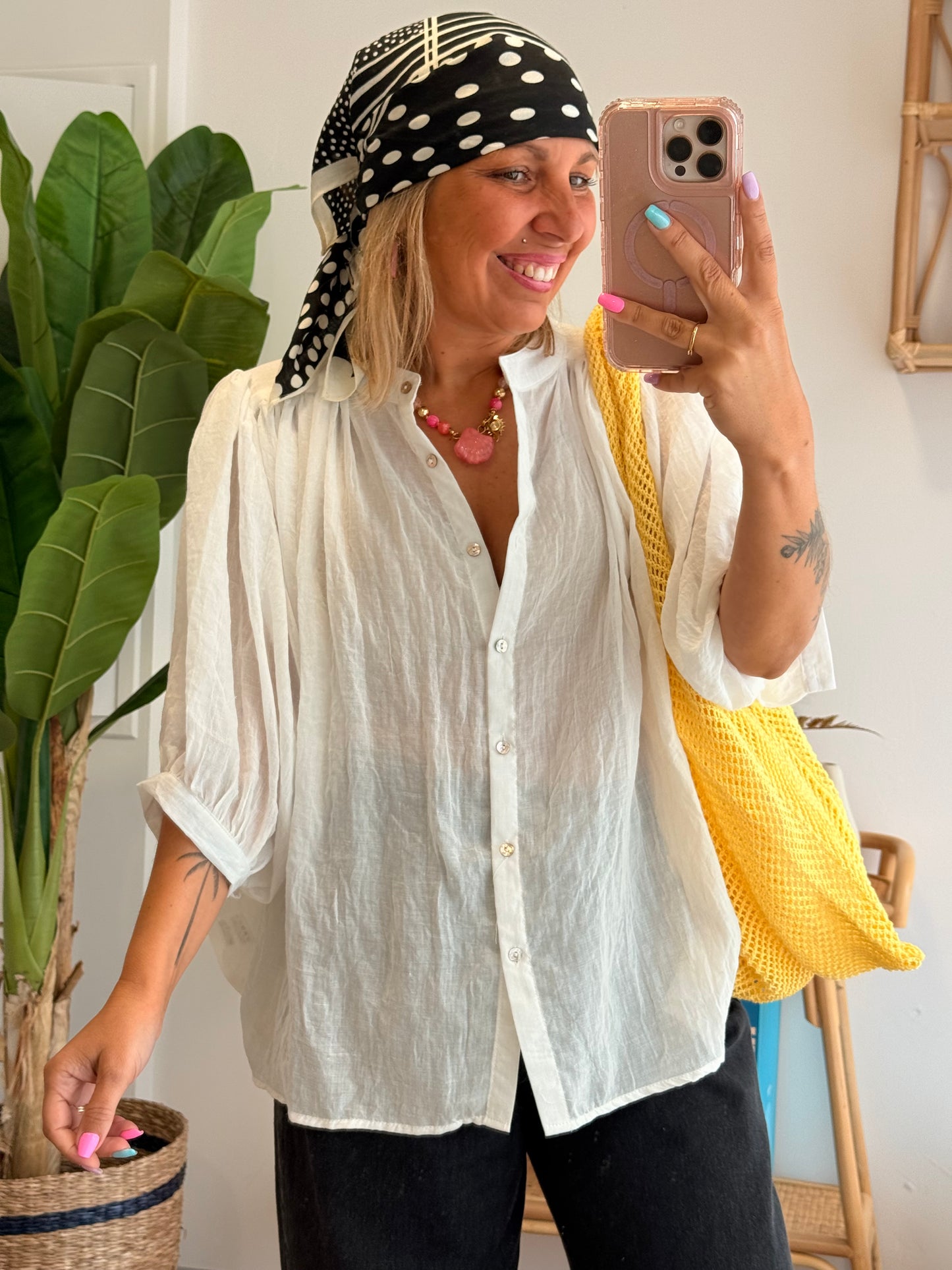 Sac FILET jaune