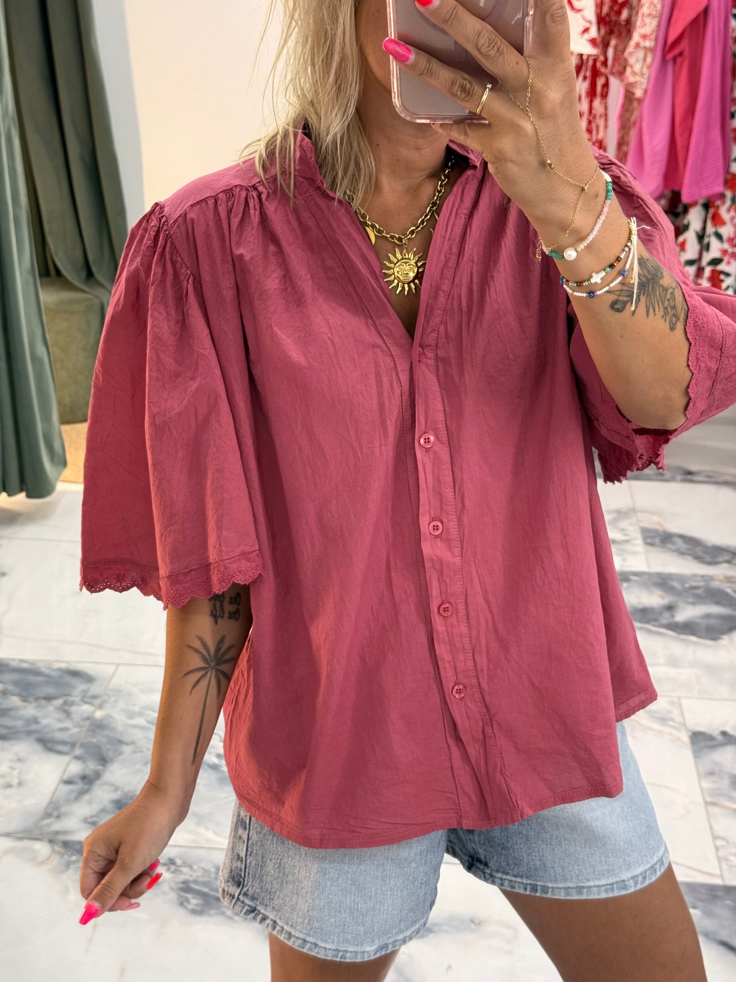Blouse NORA Bois de rose