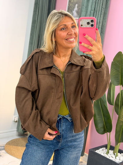 Veste suedine SOLINE