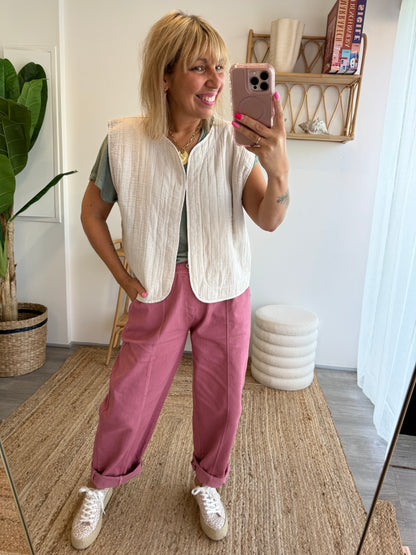 Gilet Naia Beige