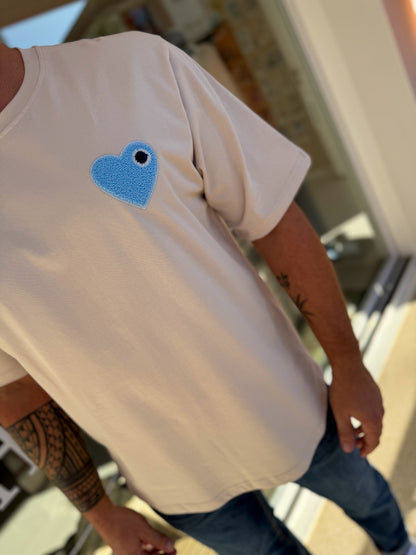 T-shirt HEART Beige