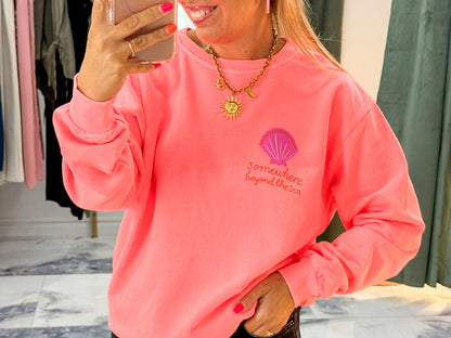 Sweat COQUILLAGE corail