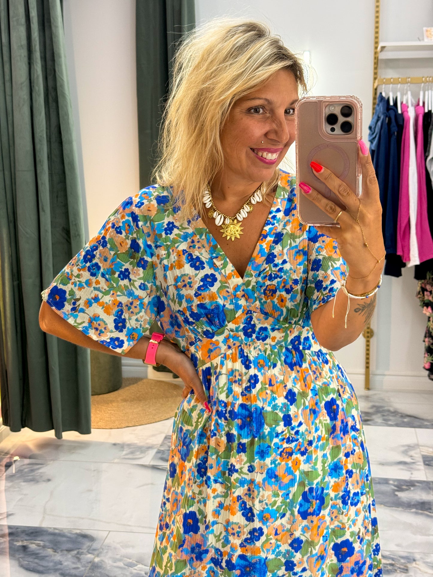 Robe longue BLEUETS