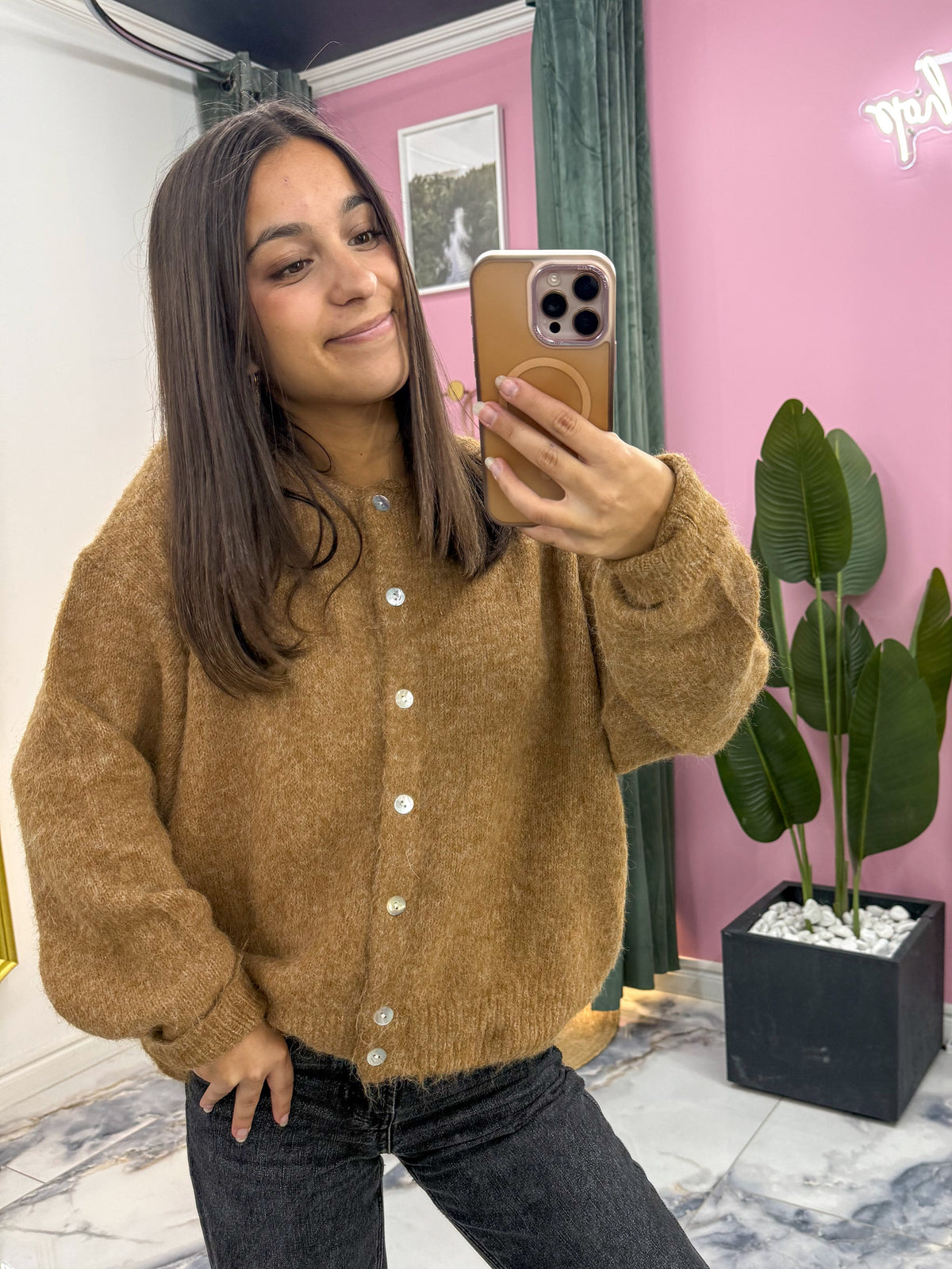 Gilet MEGGY camel