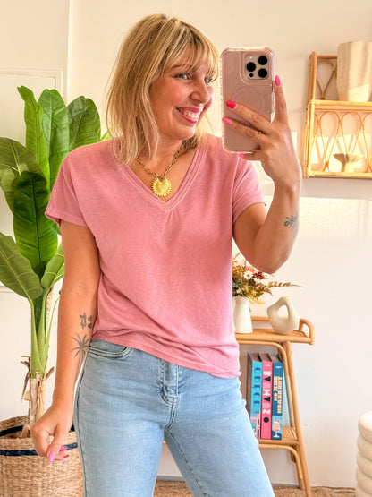 T-shirt JULIETTE rose