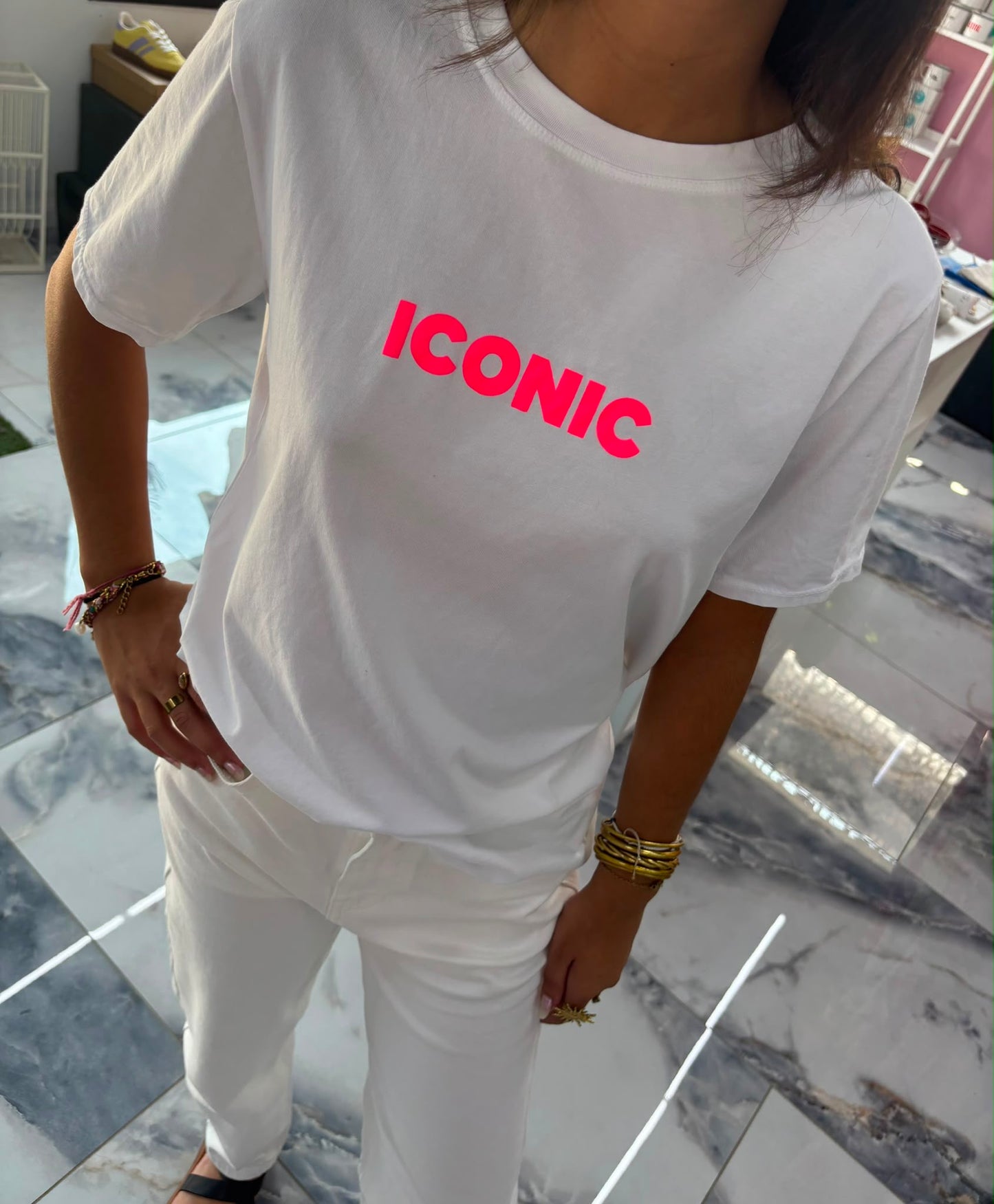 T-shirt ICONIC Blanc 2