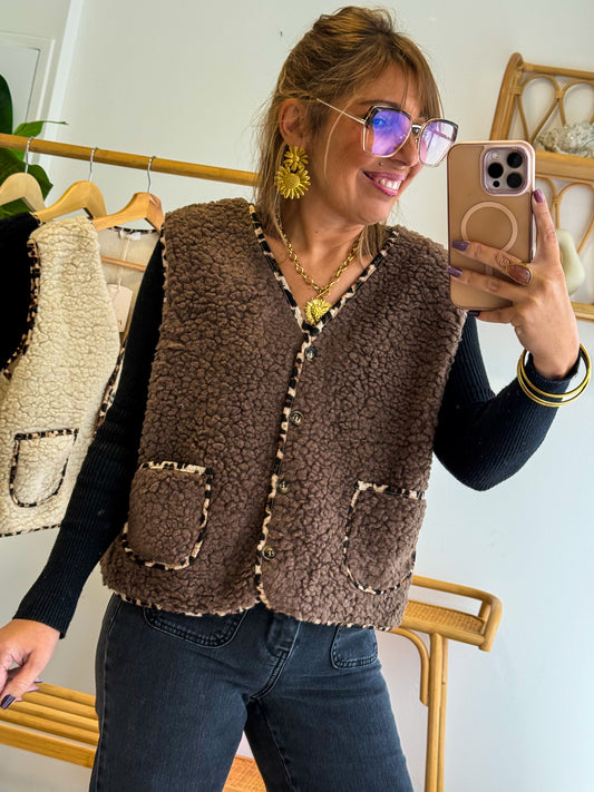 Gilet GUSTAVE choco