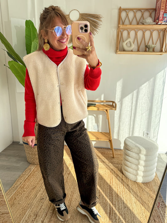 Gilet COZY écru