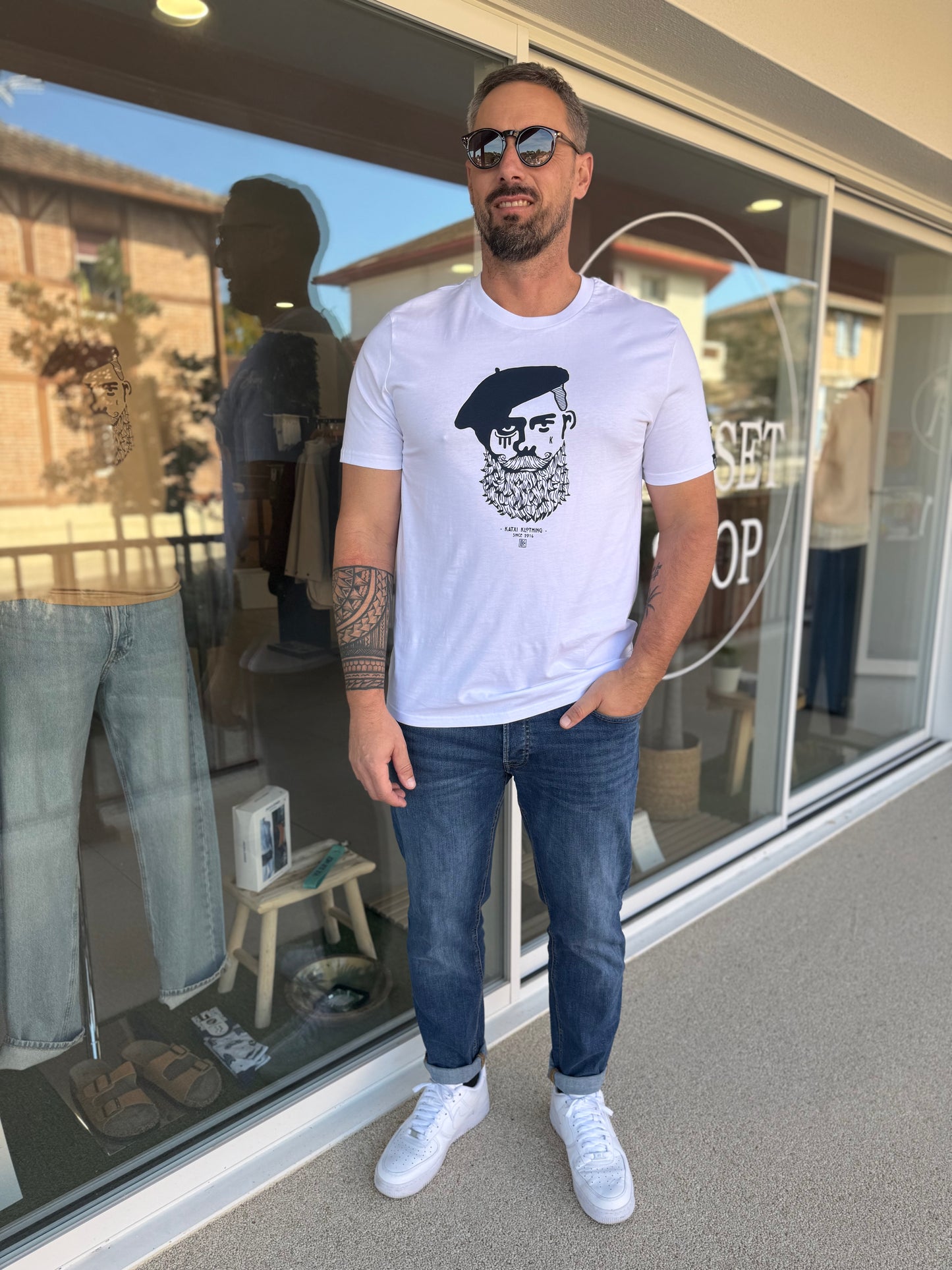 T-shirt KABINO BLANC