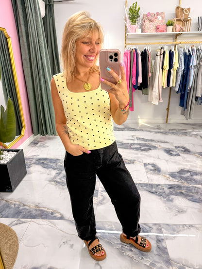 Top POLINA Jaune