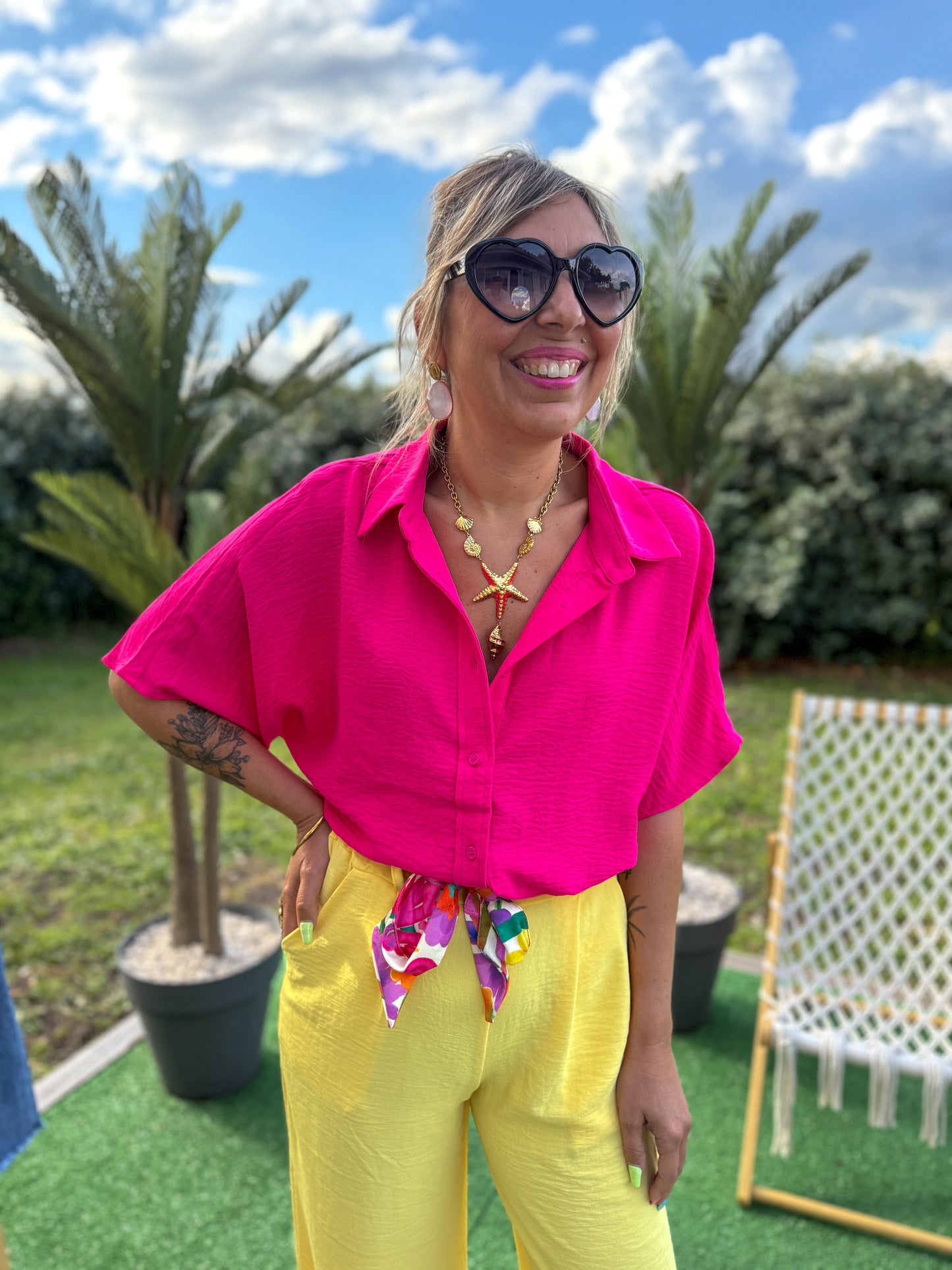 Pantalon PAULA jaune