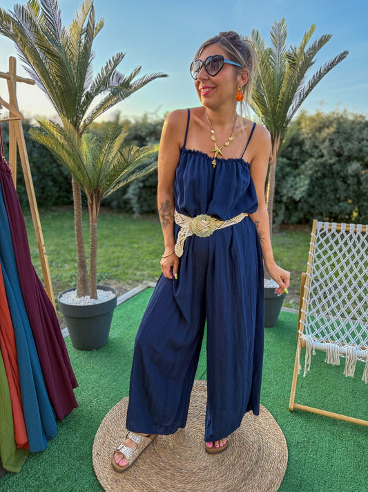 Combinaison AMANDINE bleu marine