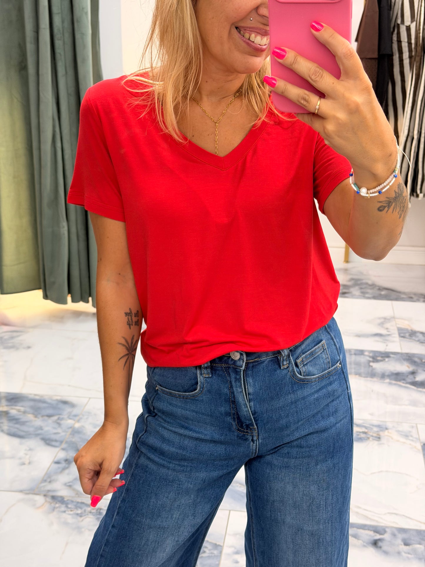 T-shirt ALIZÉE rouge