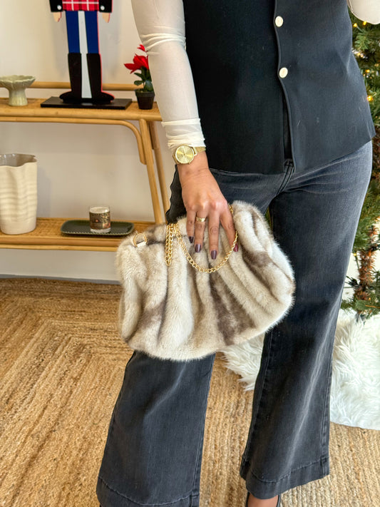 Sac FROSTY gris beige