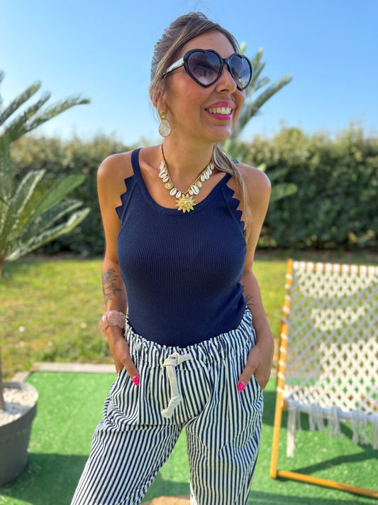 Débardeur WAVEY marine