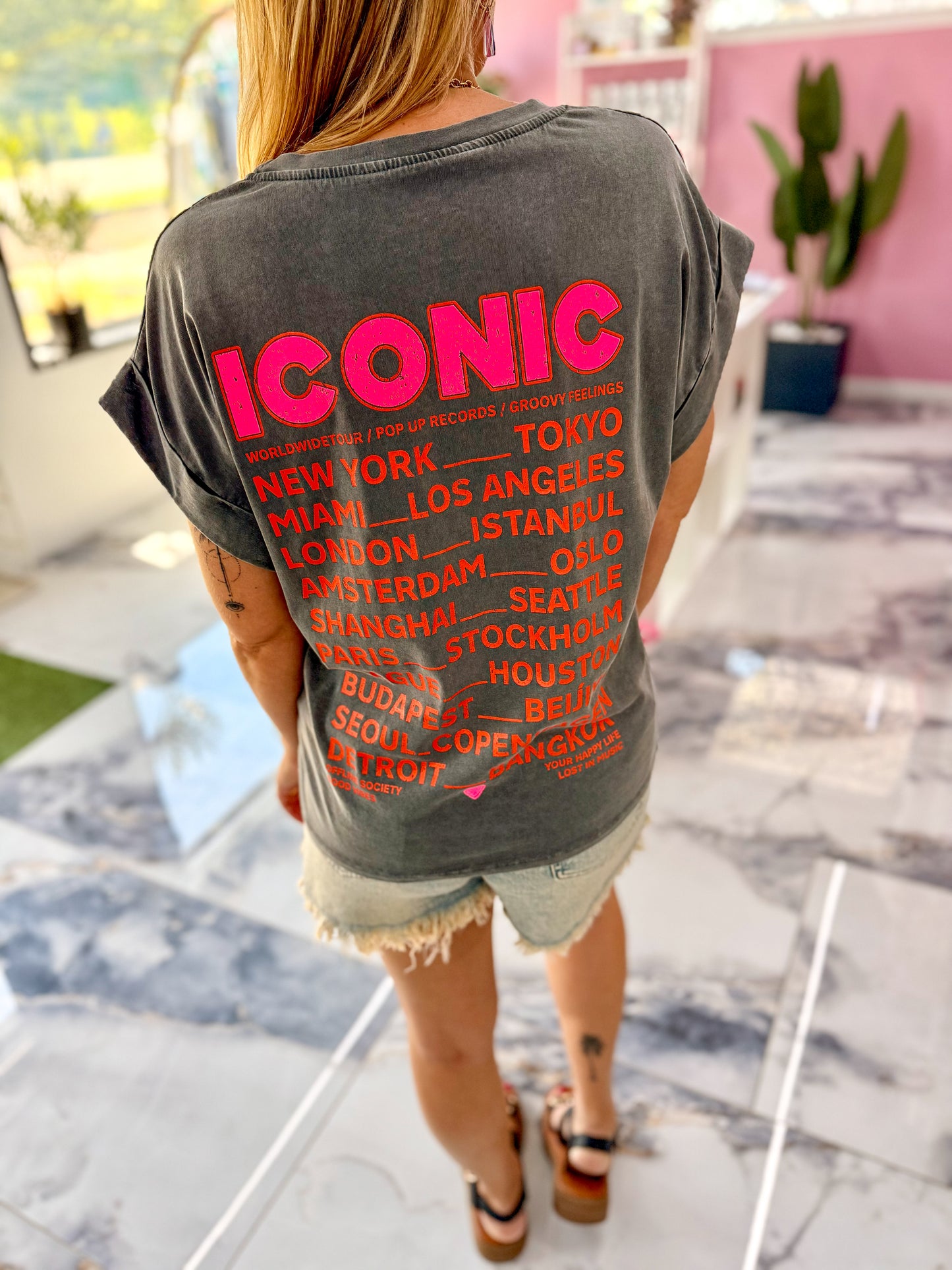 T-shirt ICONIC Gris