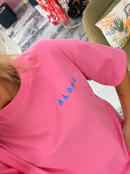 T-shirt SUMMER TIME Fushia