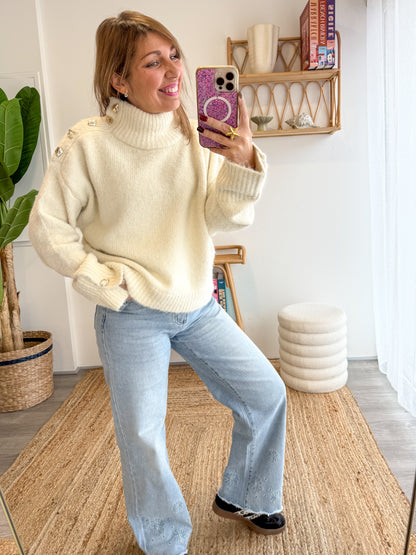 Pull VANILLA écru