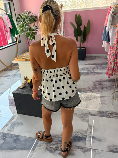 Top COLETTE blanc