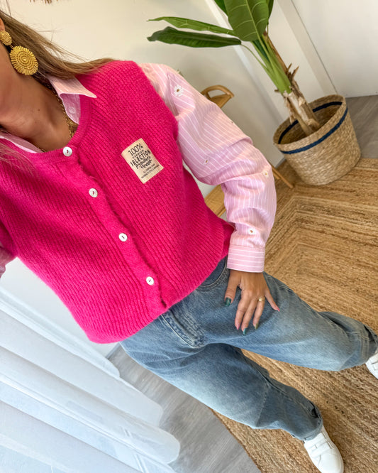 Gilet EMiLiE Fushia