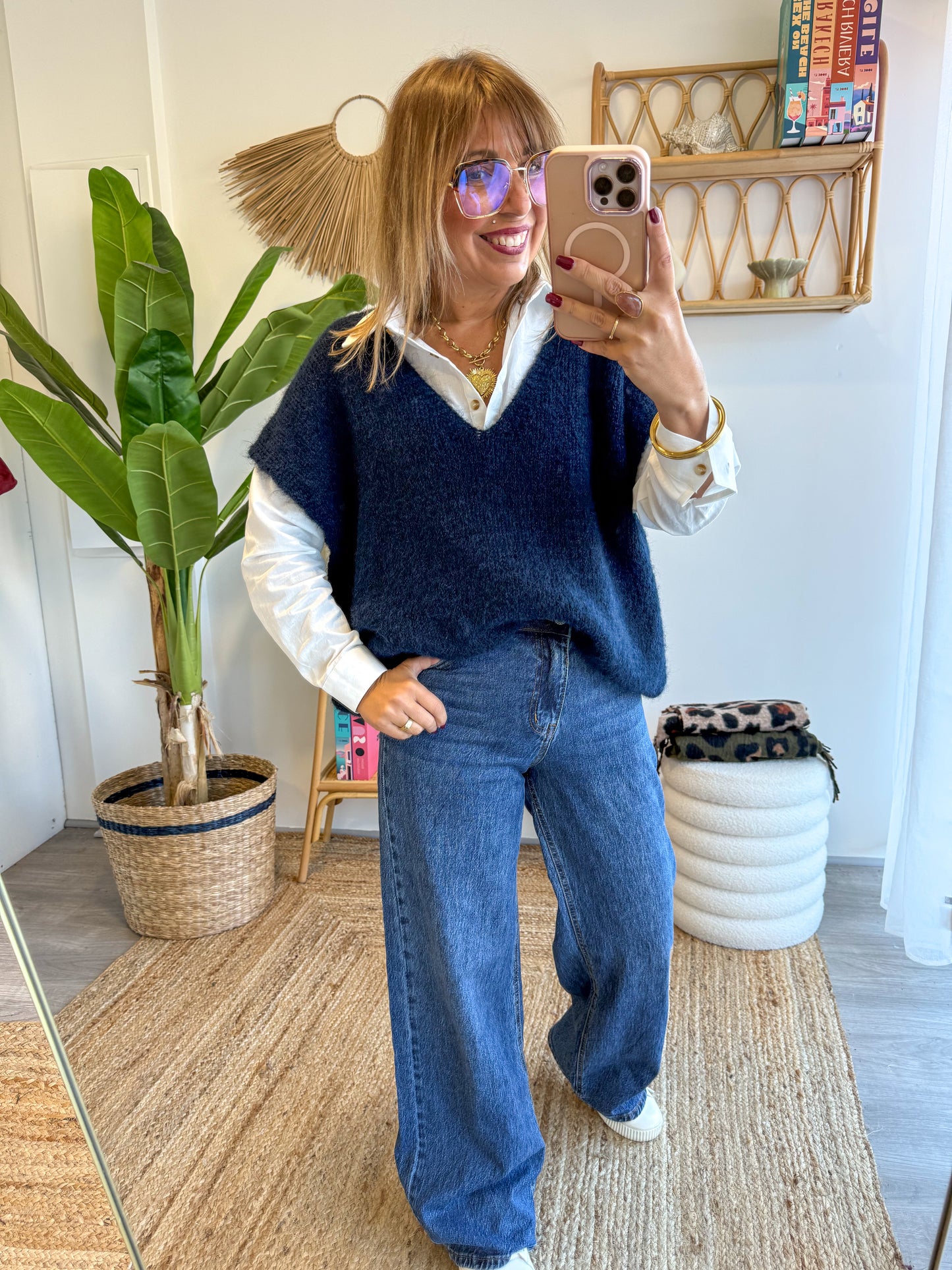 Pull ELIOT bleu marine