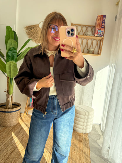 Bombers MONET marron choco