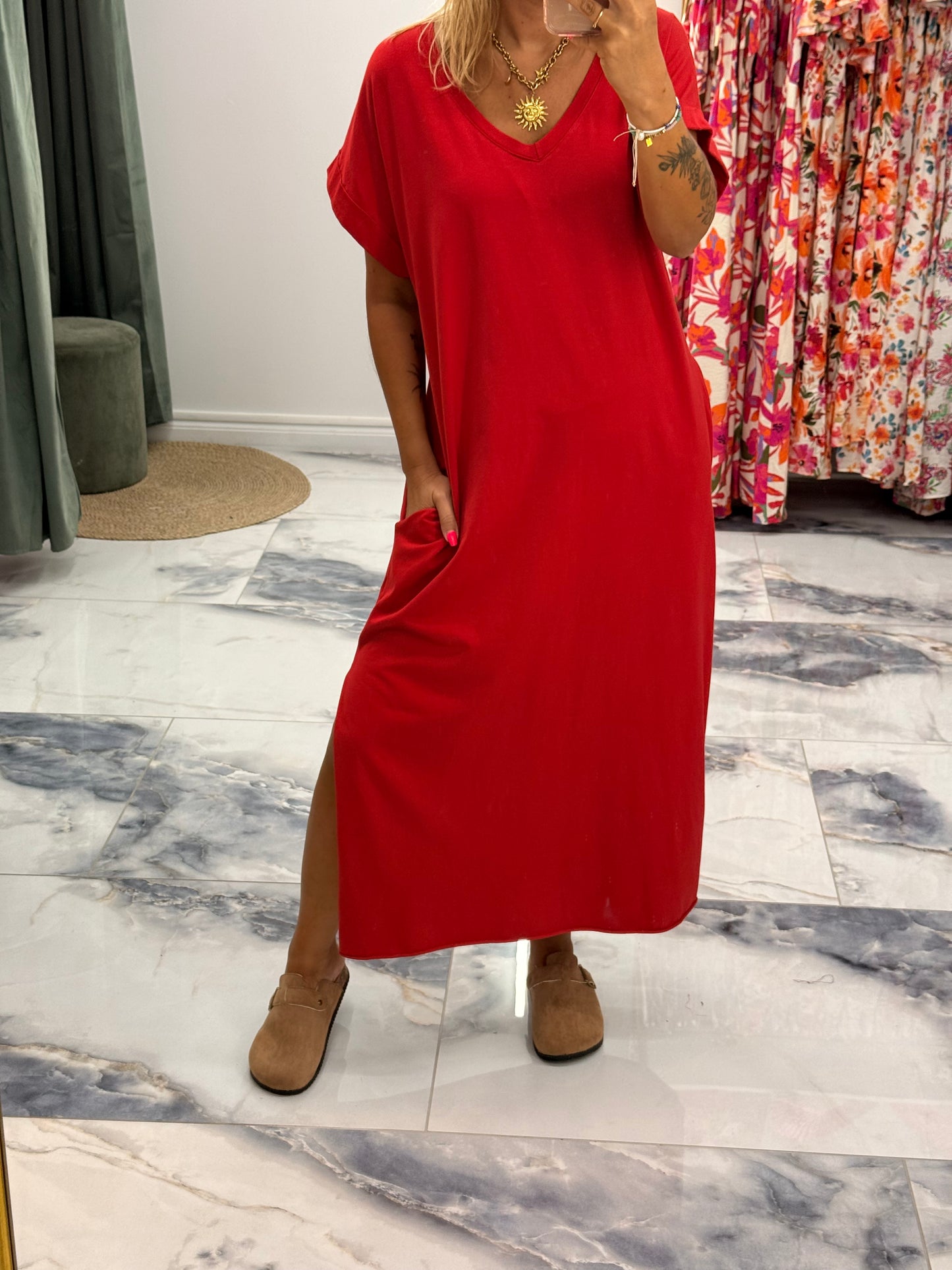 Robe CAMÉLIA Rouge