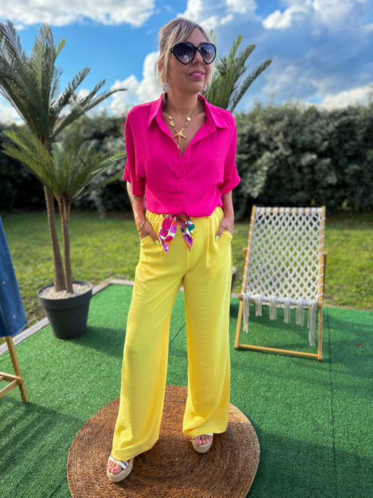 Pantalon PAULA jaune