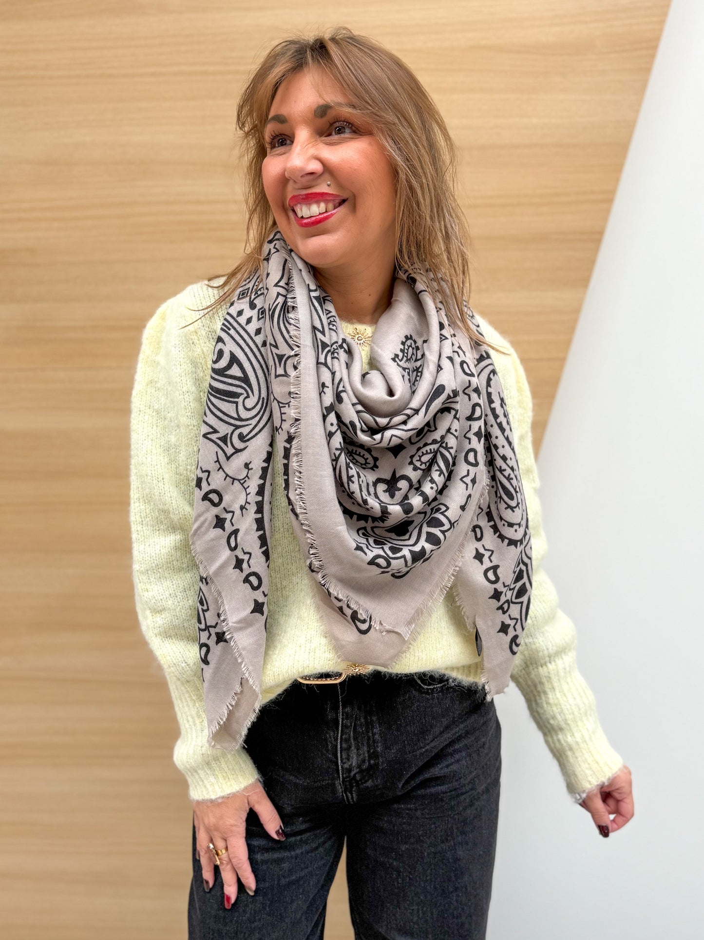 Foulard RACHEL taupe